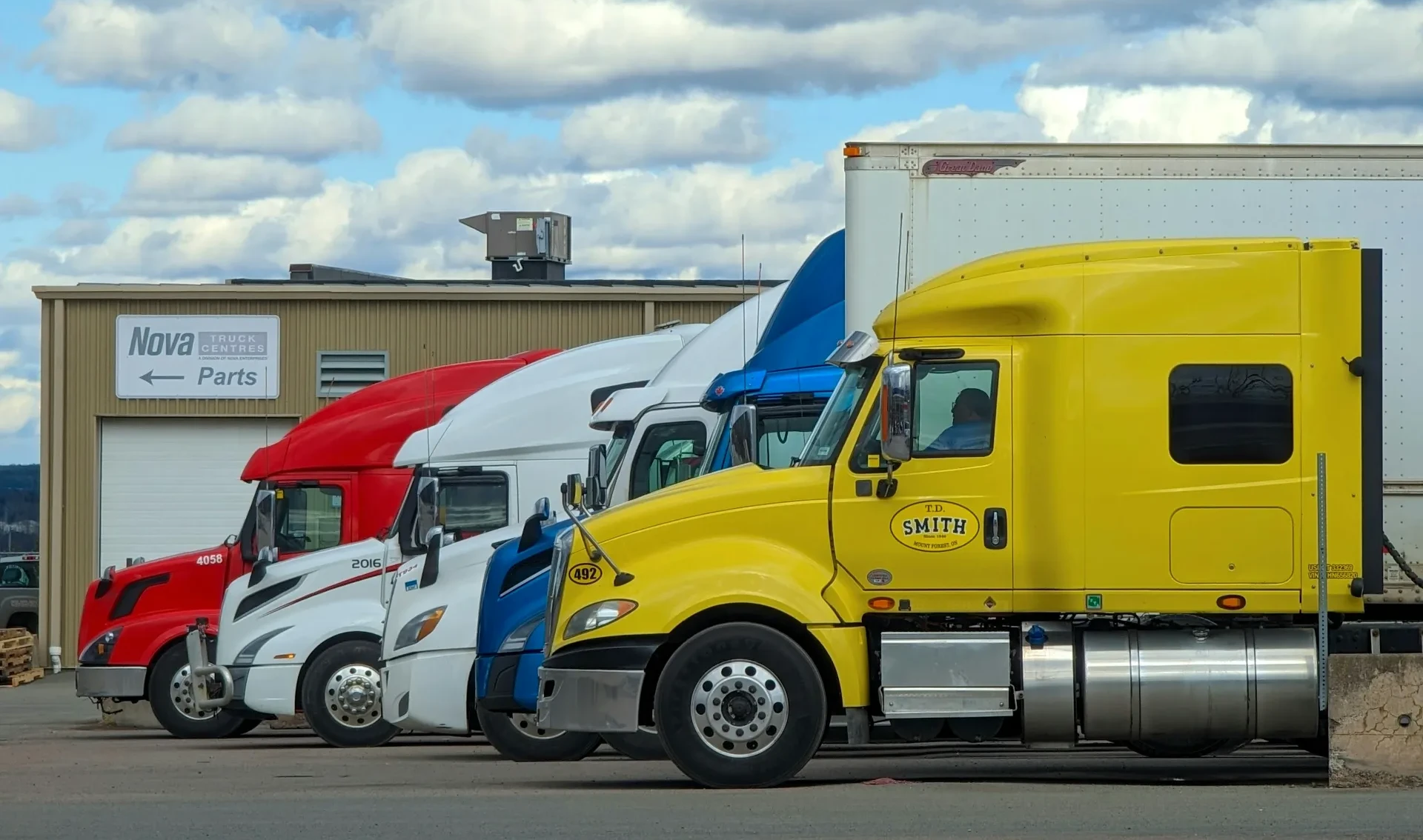 Commercial trucks for the transportation of dangerous goods